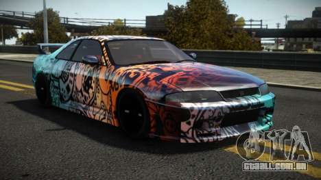 Nissan Skyline R33 GTR G-Racing S13 para GTA 4