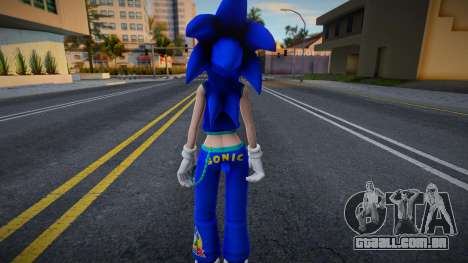 PDFT Hatsune Miku Sonic Style v1 para GTA San Andreas