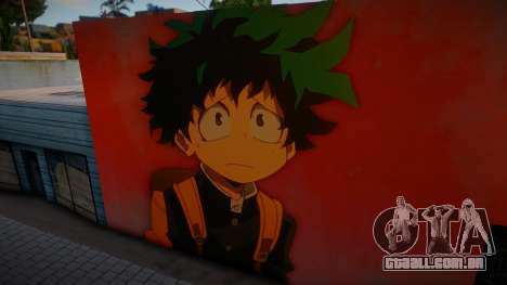 Mural Middle School Deku para GTA San Andreas