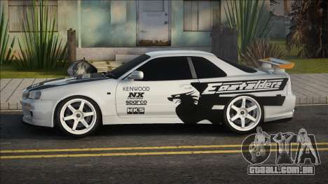 Nissan Skyline R34 [White] para GTA San Andreas