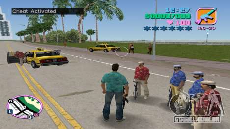 Táxi com guarda-costas para GTA Vice City