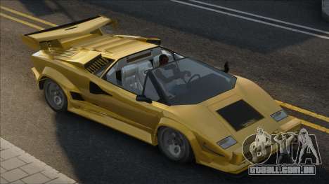Lamborghini Countach Yellow para GTA San Andreas
