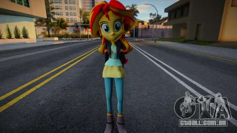 My Little Pony Sunset shimmer EQG3 Outfit para GTA San Andreas