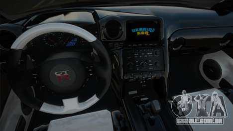 Nissan GT-R R35 stoc para GTA San Andreas