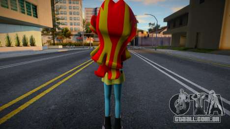 My Little Pony Sunset shimmer EQG3 Outfit para GTA San Andreas