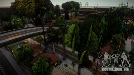 Nova vegetação para a Grove Street para GTA San Andreas