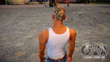 Leopard Print Hair para GTA San Andreas