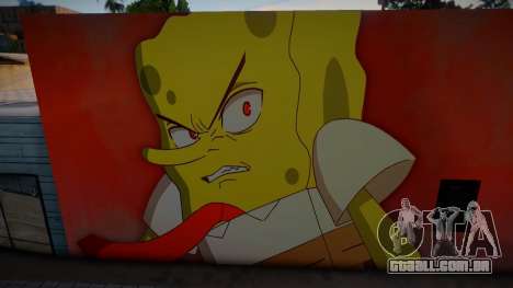 Mural Anime SpongeBob para GTA San Andreas