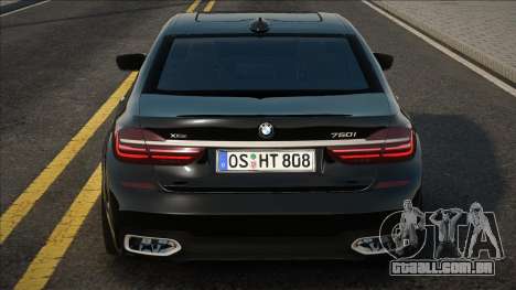 BMW i750 2017 Black para GTA San Andreas