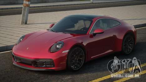 Porsche 911 (992) Red para GTA San Andreas
