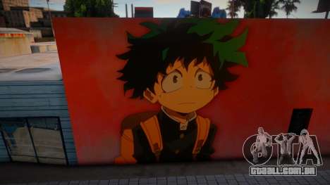 Mural Middle School Deku para GTA San Andreas