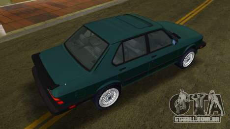 BMW 535i US-spec e28 1985 Green para GTA Vice City
