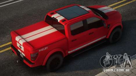 Ford F-150 Shelby 2023 Red para GTA San Andreas