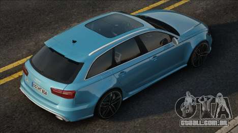 Audi RS6 Avant Quattro Blue para GTA San Andreas