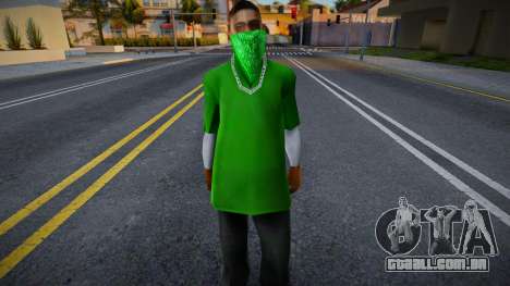 New Grove Street Member v4 para GTA San Andreas