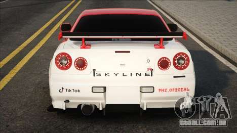 Nissan Skyline R34 Tun para GTA San Andreas