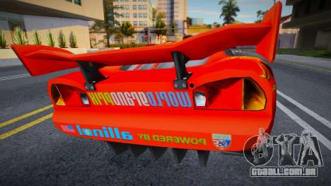 Rayo Mcqueen de Cars 2 para GTA San Andreas