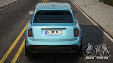 Rolls-Royce Cullinan German Plate para GTA San Andreas