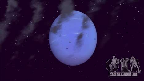 Planeta Netuno em vez da Lua para GTA San Andreas