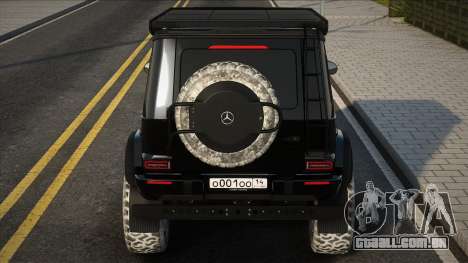 Mercedes-Benz G63 4x4 Black para GTA San Andreas