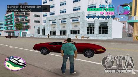Carro Spawn Stinger para GTA Vice City