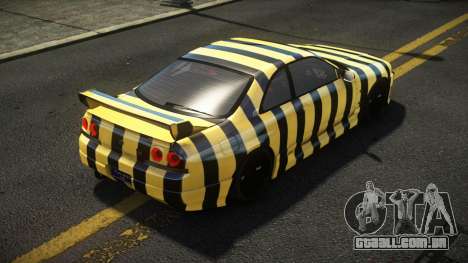 Nissan Skyline R33 GTR G-Racing S11 para GTA 4