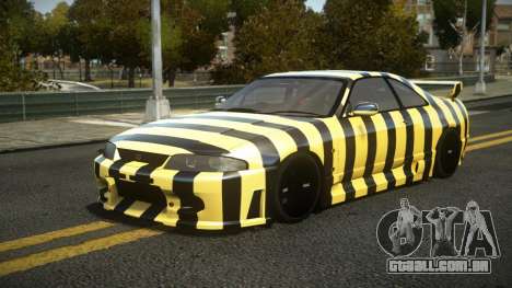 Nissan Skyline R33 GTR G-Racing S11 para GTA 4