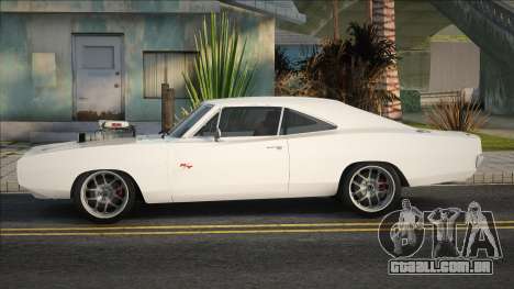 Dodge Charger RT 1970 White para GTA San Andreas