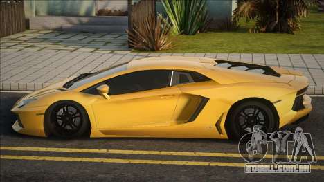 Lamborghini Aventador 2017 Yellow para GTA San Andreas
