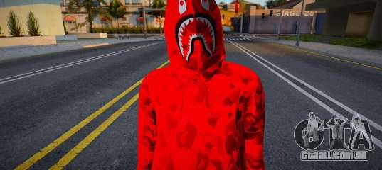 Bape Shark Boy 3 v1 para GTA San Andreas