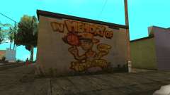 Graffiti de GTA 5 na área do cul-de-sac para GTA San Andreas