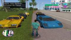 Carros Esportivos Spawner para GTA Vice City