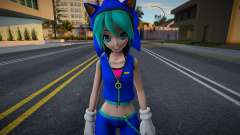 PDFT Hatsune Miku Sonic Style v1 para GTA San Andreas