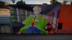 Mural Anime Baldi para GTA San Andreas