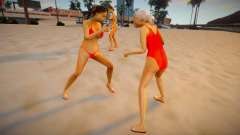 Briga feminina na praia para GTA San Andreas