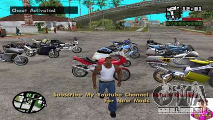 Bicicletas Spawner para GTA San Andreas