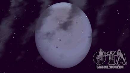 O planeta Urano em vez da Lua para GTA San Andreas