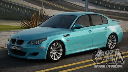 BMW M5 E60 Double Exhaust Blue para GTA San Andreas