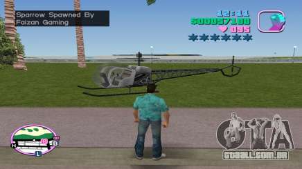Helicóptero Spawn Sparrow para GTA Vice City
