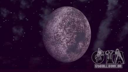 Planeta Mercúrio em vez da Lua para GTA San Andreas