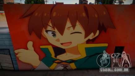 Mural Kazuma Konosuba para GTA San Andreas