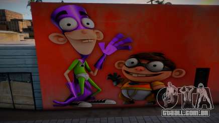 Mural Fanboy And Chum Chum para GTA San Andreas