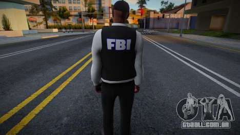 Bmymoun FBI HD with facial animation para GTA San Andreas