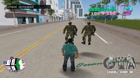 Guarda-costas do Exército para GTA Vice City