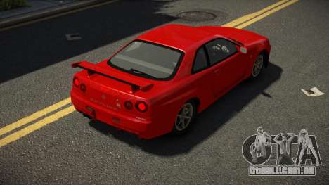 Nissan Skyline R34 MR-L para GTA 4