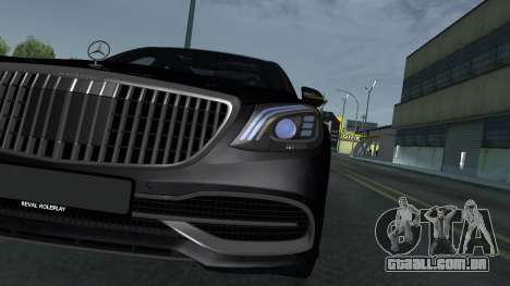 Mercedes-Benz Maybach S650 Preto para GTA San Andreas