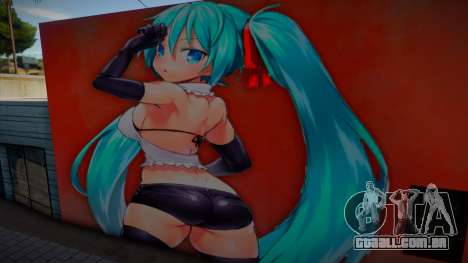 Miku Sexy Wall para GTA San Andreas