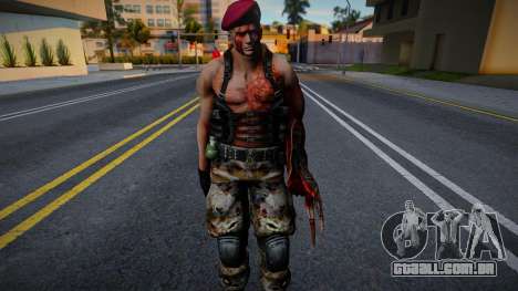 Jack Krauser HD version Retuxtured v4 para GTA San Andreas