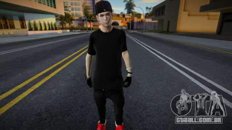 Swagger Skin HD Black-Red para GTA San Andreas