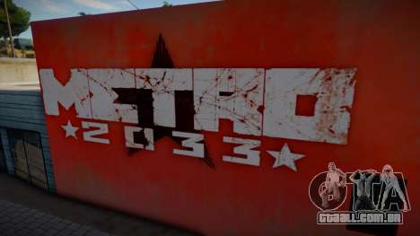 Metro 2033 Last Night Mural 5 para GTA San Andreas